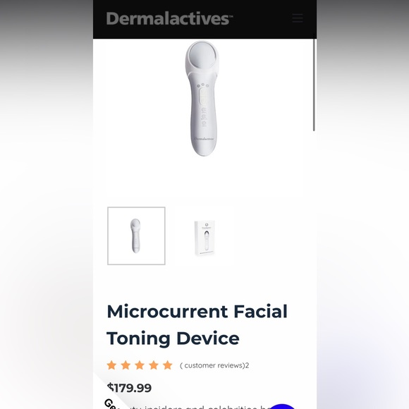NIB-Dermalectives-MicroCurrent Facial Toning-Device REALLY does as advertised!! - Picture 3 of 11